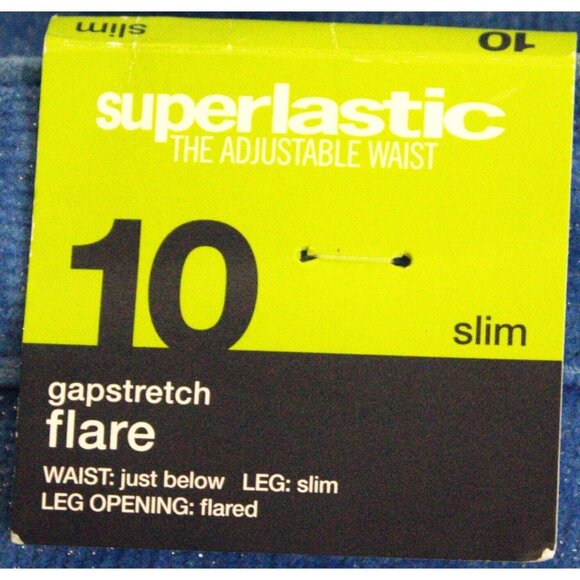 NWT GAP Kids Flare Stretch Light Blue Sparkly Corduroy Pants Snap & Zip Closure - Picture 10 of 16